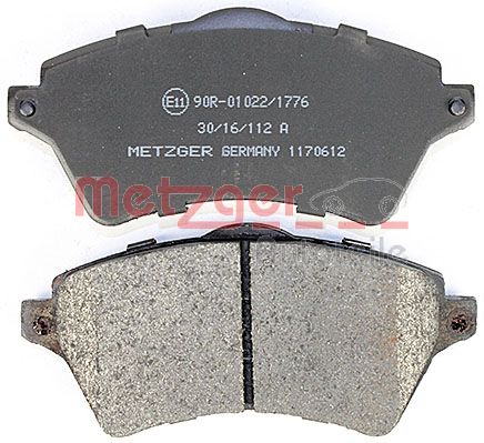 METZGER 1170612 Bremsbelagsatz, Scheibenbremse